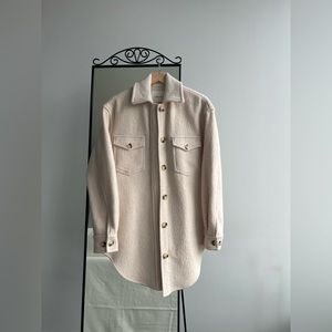 Aritzia | Ganna Jacket | Small | Heather Bone